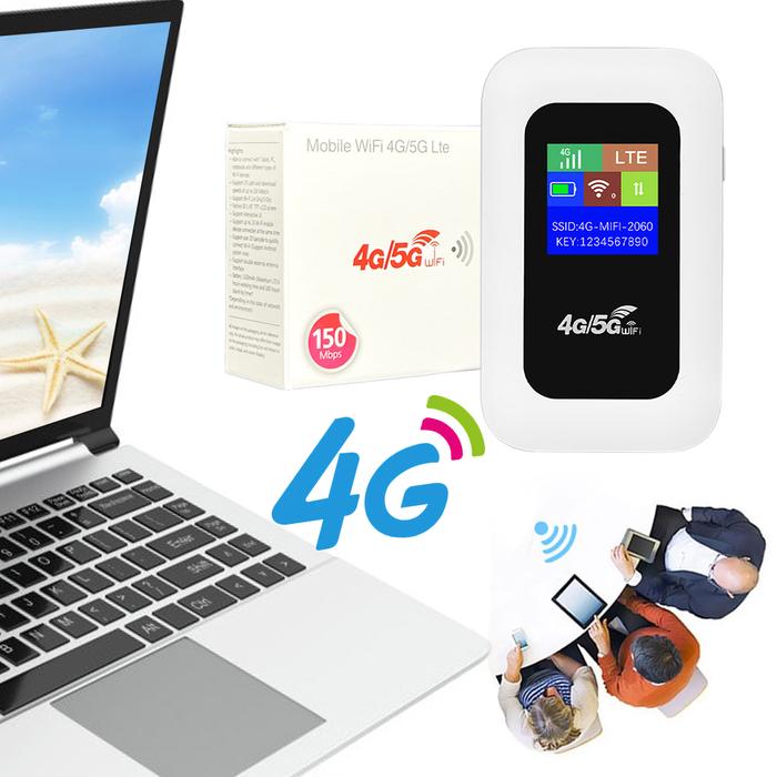 2100mAh 4G Mobile WIFI Router 150Mbps 4G LTE Wireless Router Portable Pocket MiFi Modem with Sim Car