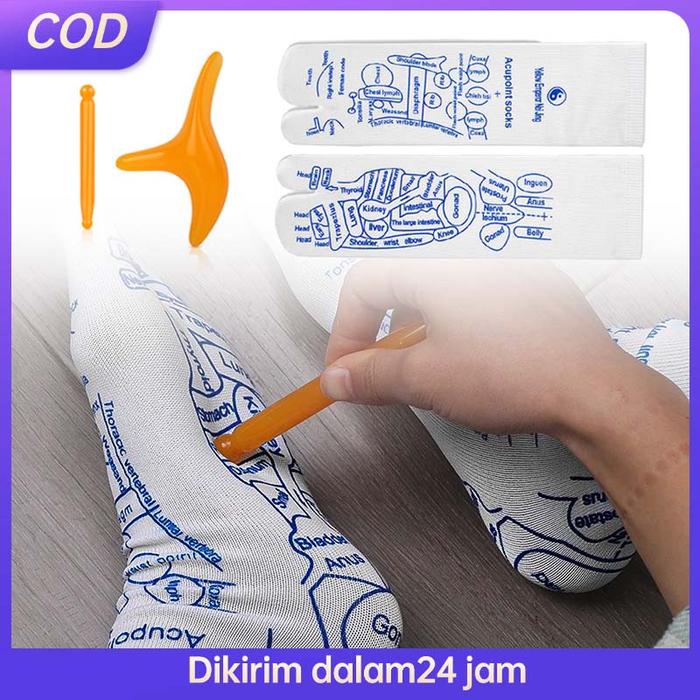 4 Pcs Kaos Kaki Pijat Kaos Kaki Terapi Telapak Kaki Terapi Pijat Kaus Kaki Kaos Kaki Pijat Massage T
