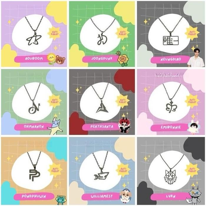 [ANTI KARAT] Kalung Thaienthu Fanmade Stainless Steel Titanium Geminifourth Pondphuwin Taynew Jimmys