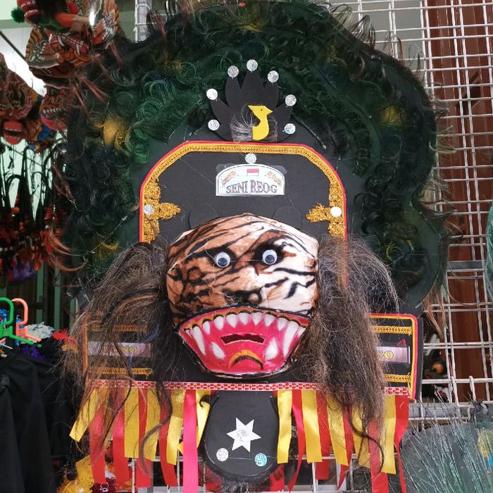 Topeng reog ponorogo anak/topeng reog macan/dadak merak anak alusan
