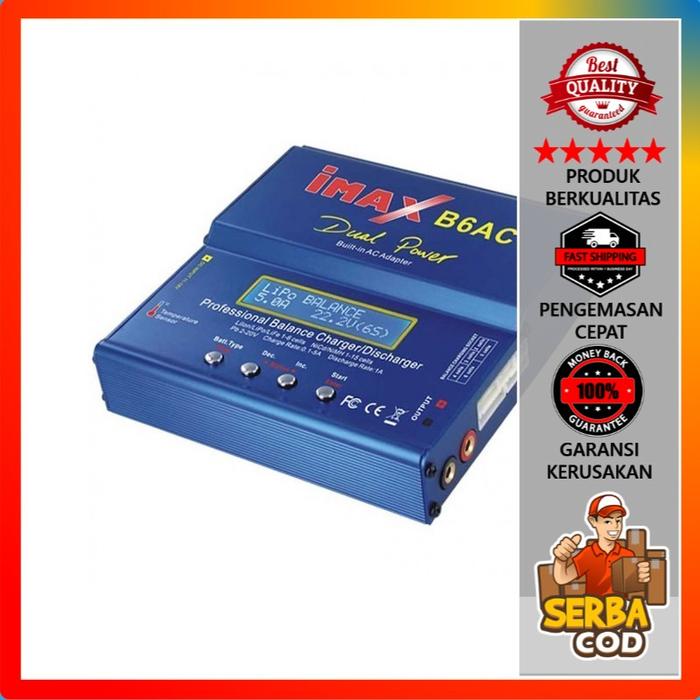 IMAX B6AC Charger Baterai LiPo dengan AC Adapter Integrated -