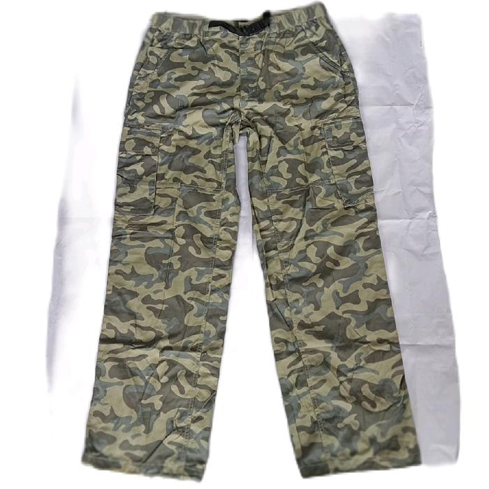 Columbia Celana Cargo Pria Original Celana Panjang Loreng Original dengan Desain Camouflage Stylish