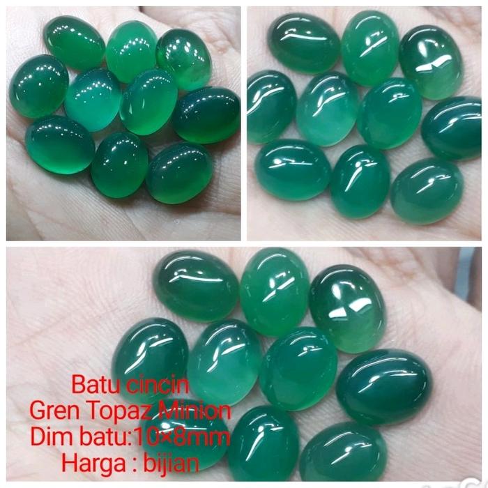 BATU CINCIN GREEN TOPAS KINCLONG