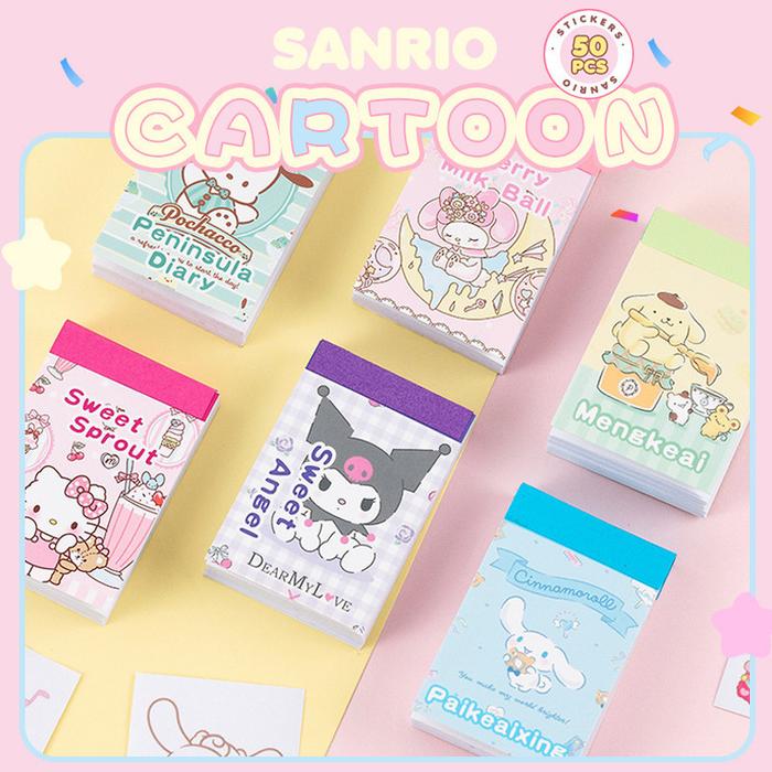 COD Stiker buku catatan Kartun Doudou, stiker buku catatan anak lucu, buku catatan bahan stiker Sanr