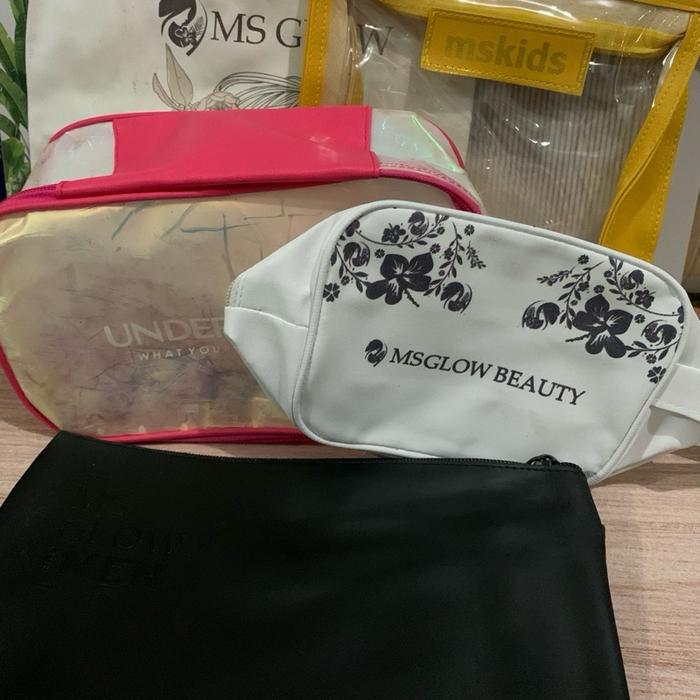 MS Glow Beauty MS POUCH Dompet Totebag Tempat Make Up untuk Kebutuhan Makeup Anda
