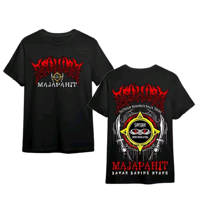 Kaos Sakura Satuan Khusus Raja Tega - Sakar Saning Hyang Majapahit Bahan Cotton Combed