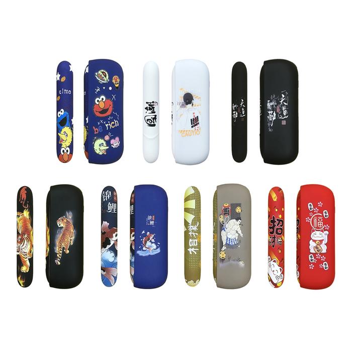 Side Door Cover + Silicone Case for IQOS 3.0 Duo Cover Bag Cases for
