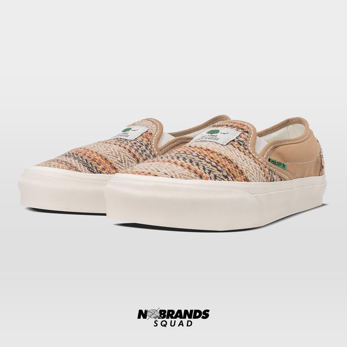 Nobrands Footwear Sepatu Slip On HEMP Maroon 36-46 Sepatu Sneaker Casual Sport