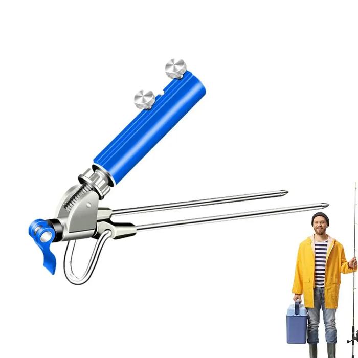 TERLARIS Stainless Steel Penyangga Pancing Berdiri/Jagrak Penyangga Joran/Jagrak Tancab READY