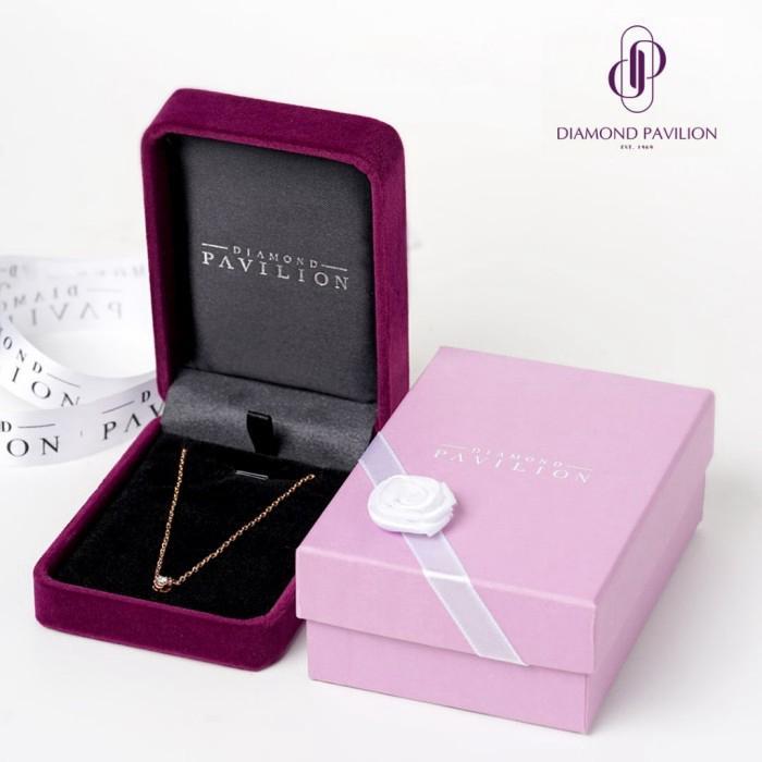 [Bundle] Liontin Chives Diamond Pavilion & Kalung Emas Helia 17K Semar Nusantara