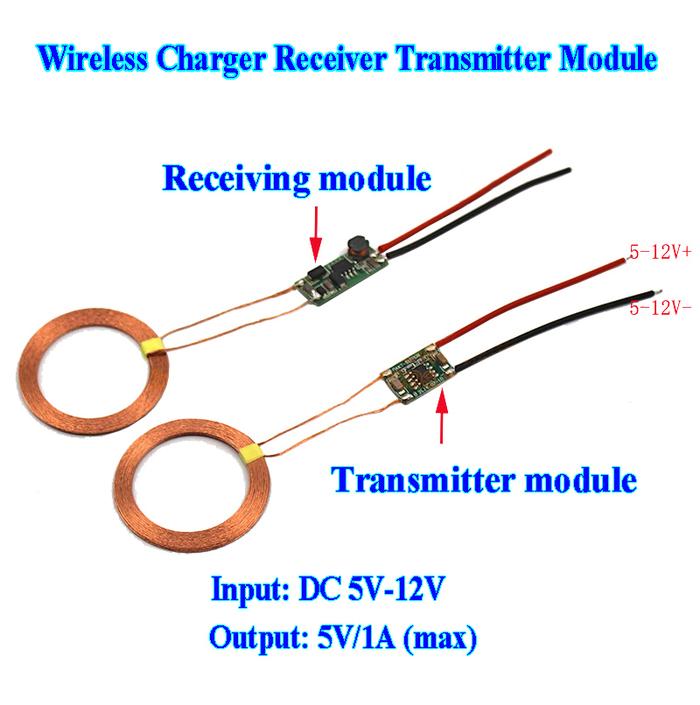 Wireless Charging Charger Transmitter + Receiver Power Supply Module
