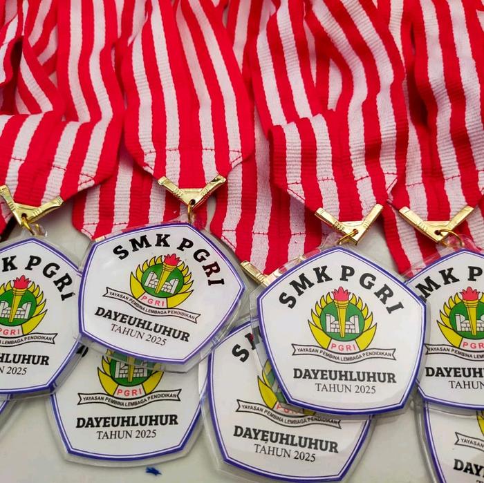 Medali Akrilik Custom Medali Perpisahan Medali wisuda Medali Kejuaraan Medali olimpiade