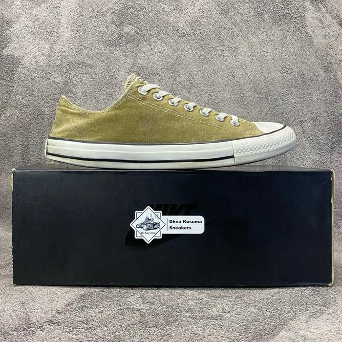 Sepatu Second Converse Chuck Taylor All Star Lo 'Olive Green' Size 43 Original Guarantee 100%