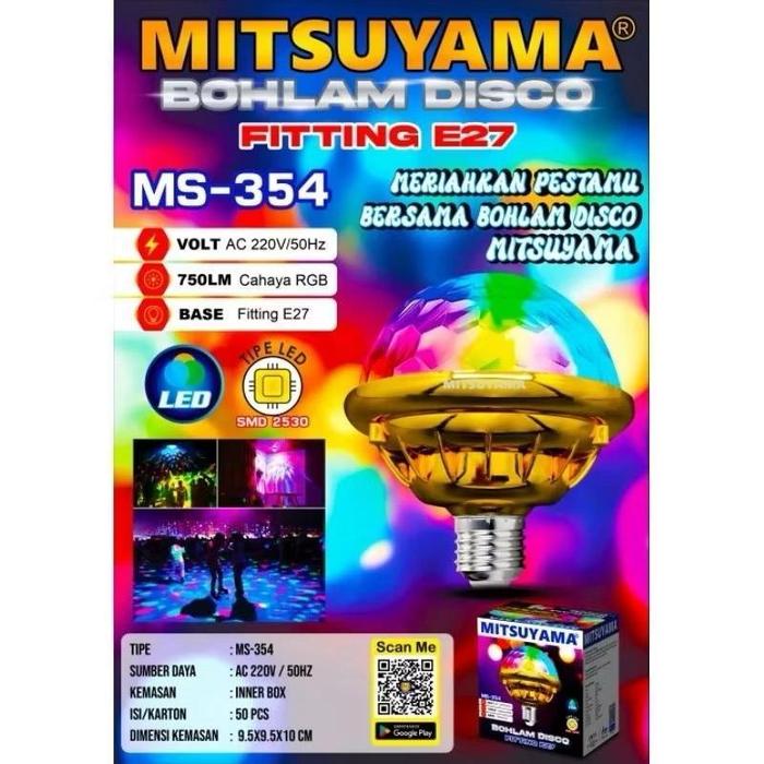 Mitsuyama MS-354 Lampu Hias Dekorasi Disco