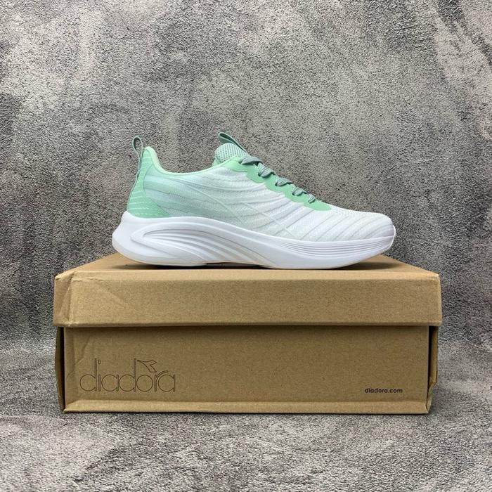 Sepatu Baru Diadora Nazie Green Size 36 Sale Slip On Original Wanita