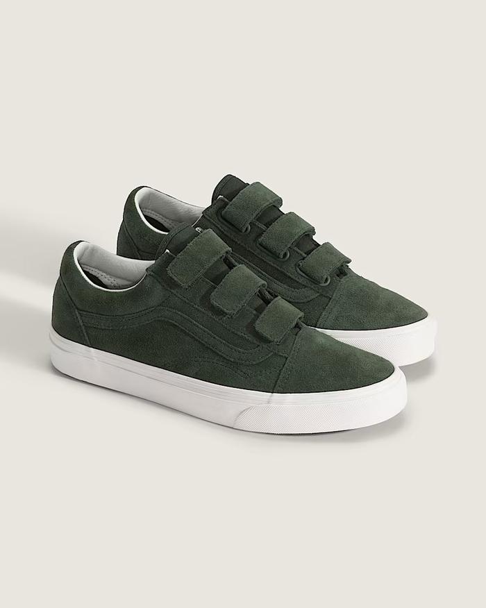 VANS OLDSKOOL VELCRO PINE FOREST ORIGINAL RESMI