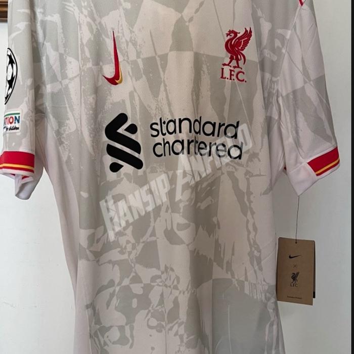 Jersey Liverpool FC Third 2024/2025 – UCL Edition Full Set Patch – NNS Mohamed Salah – Original
