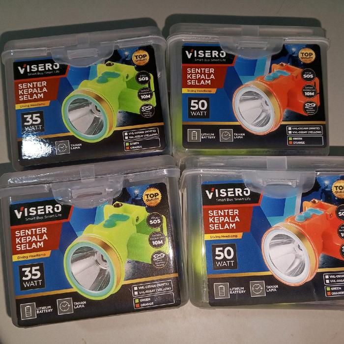 senter kepala selam 50 watt dan 35 watt ( Visero )
