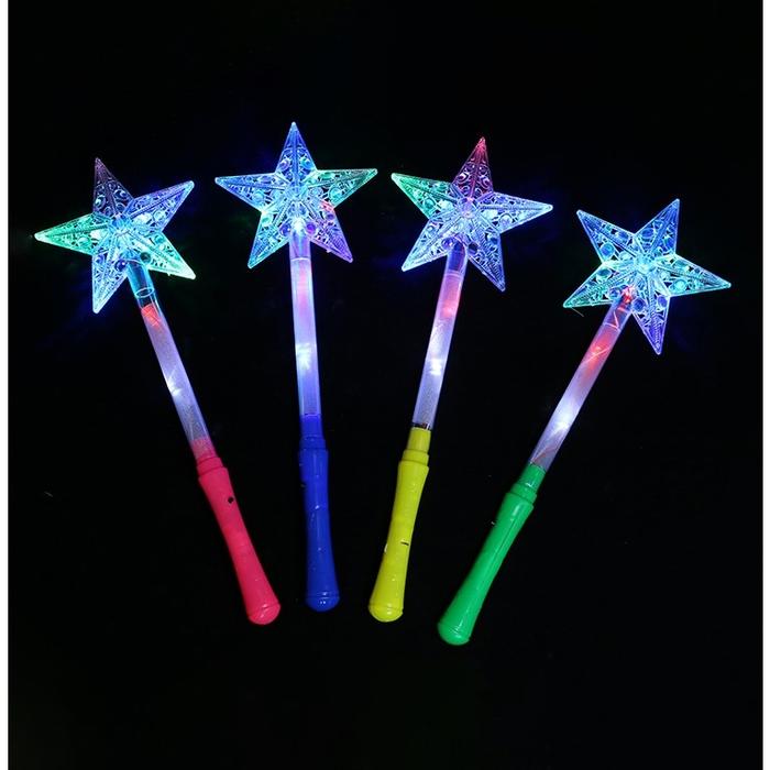 Tongkat Peri Lampu Led Stik Warna Bintang Ajaib Lampu Light Stick Warni Mainan Anak Konser Pesta