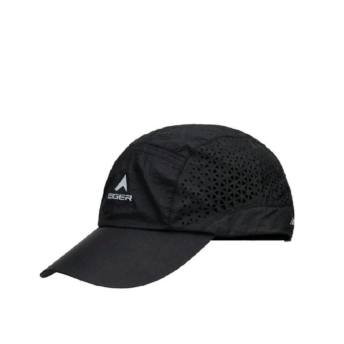 EIGER Topi Ascending 1.0 Cap Running Cycling Lari Joging Olahraga Sepeda Outdoor Hitam