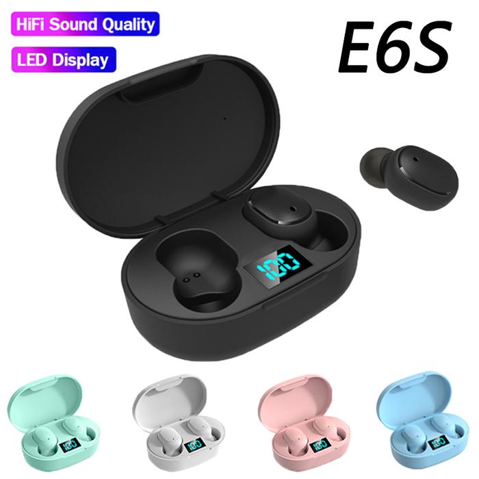 E6S TWS Wireless Earphones Bluetooth 5.0 Headphones Waterproof