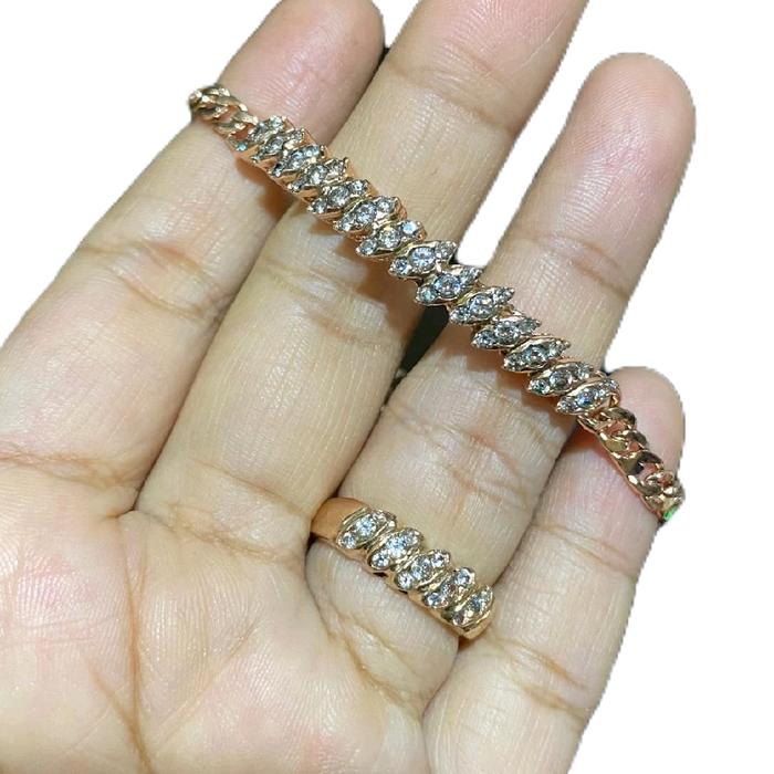 gelang padi +cincin padi