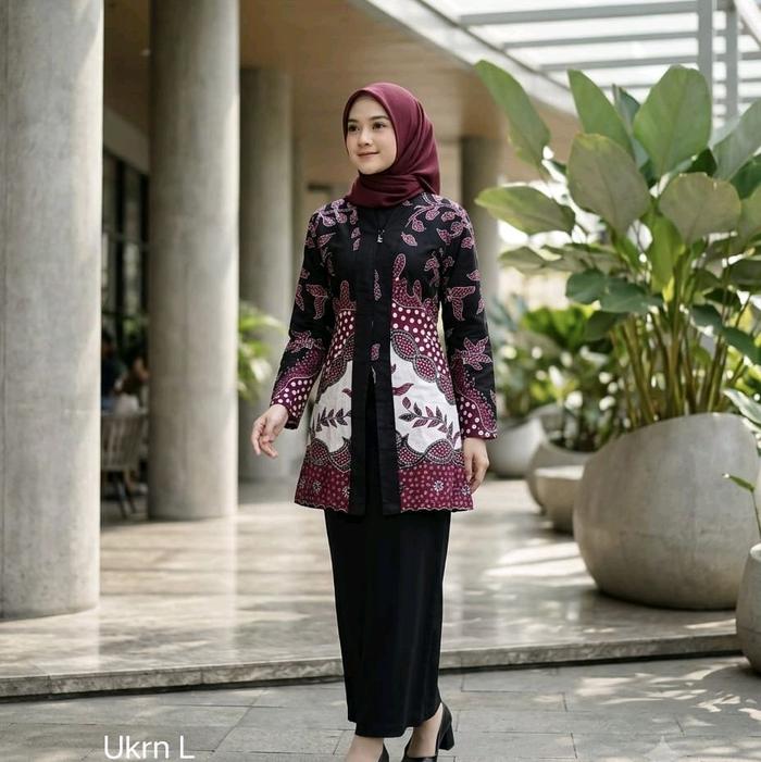 blouse batik kekinian batik Tulis