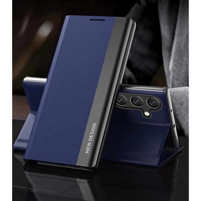 Flip Case Leather Samsung S22 S23 S24 S25 Plus Ultra FE ClearSmartView Stand Cover Kulit Hard Casing