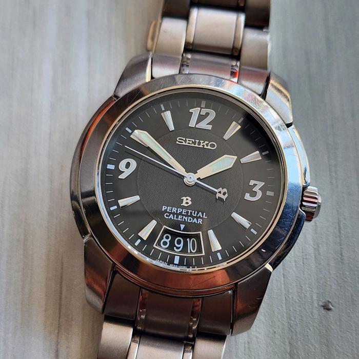 Seiko Brightz Titanium Perpetual Calendar 8F32-00N0 JDM Made In Japan RARE
