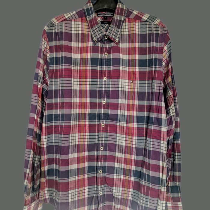 Kemeja Lengan Panjang Tommy Hilfiger