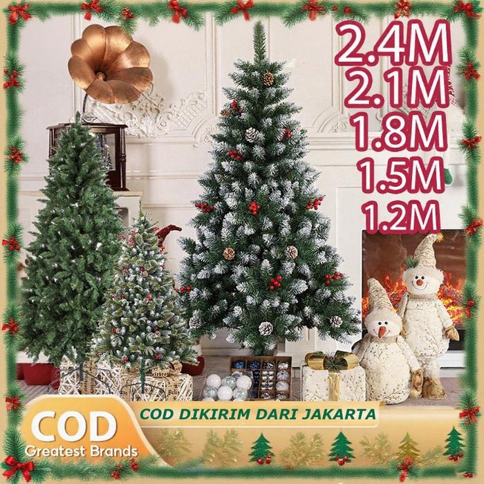 PREMIUM (READY) terjamin [Harga Early Bird]Ready Stock Pohon Natal Artificial Besar 120 150 180 210 