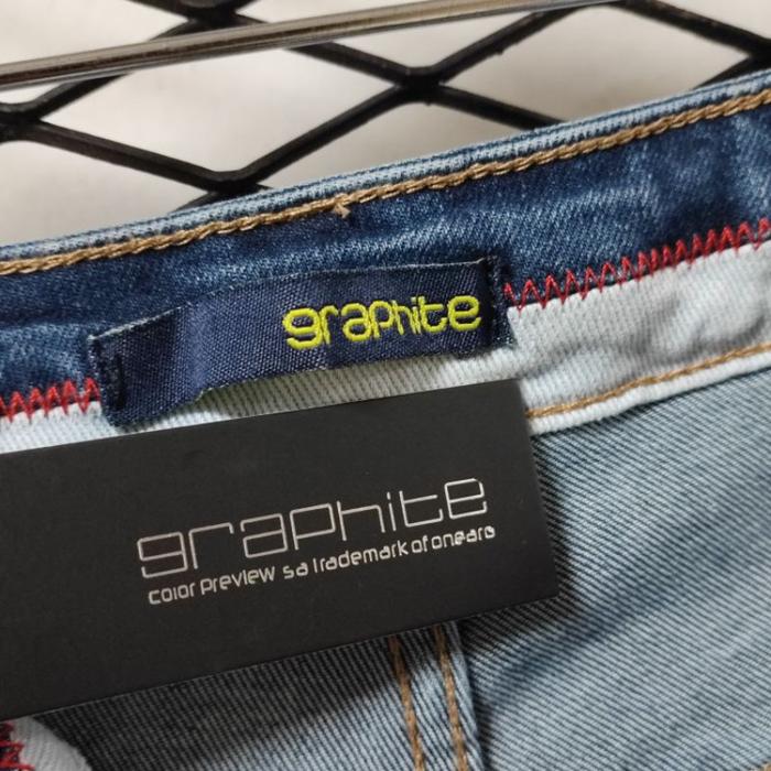New Celana Jeans Pendek Graphite Pria Import Premium High Quality 02129