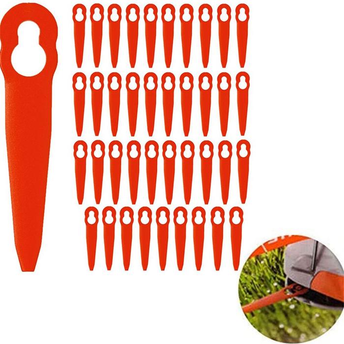 40pcs Grass Trimmer Plastic Blade For STIHL PolyCut 2-2 Cordless
