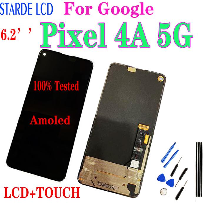 6.2 Inch For Google Pixel 4a 5g Lcd G025I GA01311 Display Touch