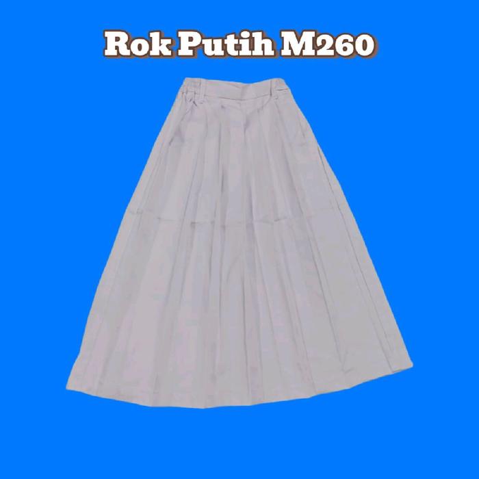 rok rempel putih untuk sekolah sd smp dan sma merek m260