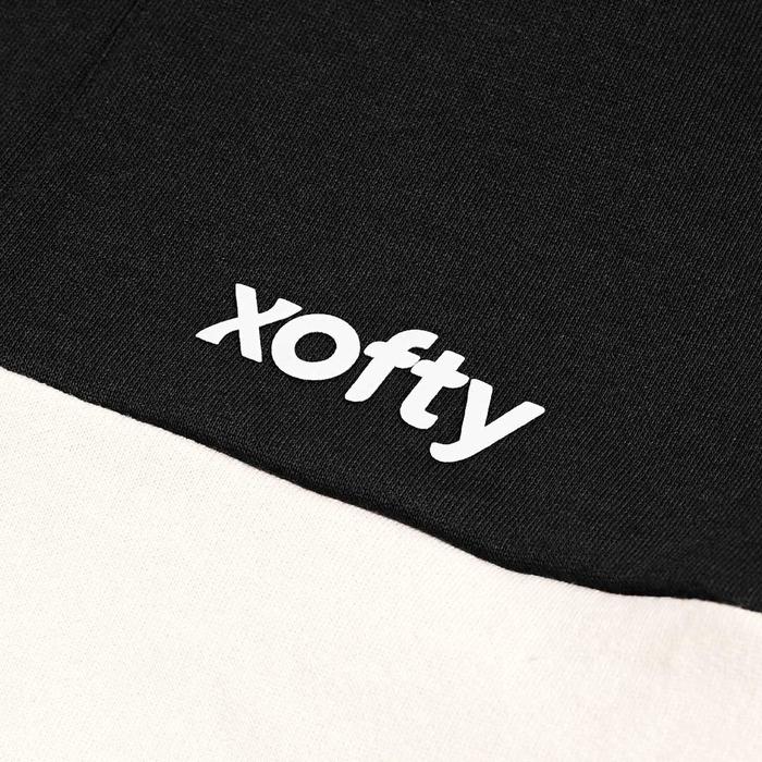 Xofty Sweater Crewneck Rugby Regular Fit Pria Dan Wanita Salvia