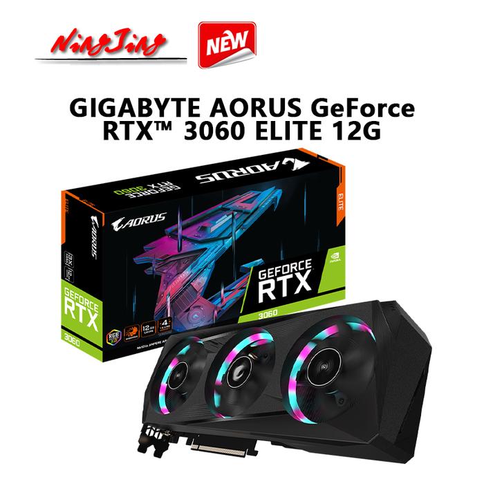 GIGABYTE AORUS GeForce RTX 3060 ELITE 12G VISION GAMING 15000MHz