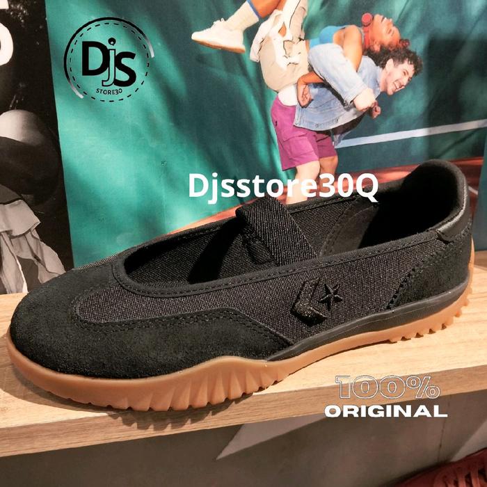 Sepatu Converse Original Converse Run Star Trainer Ballet Black