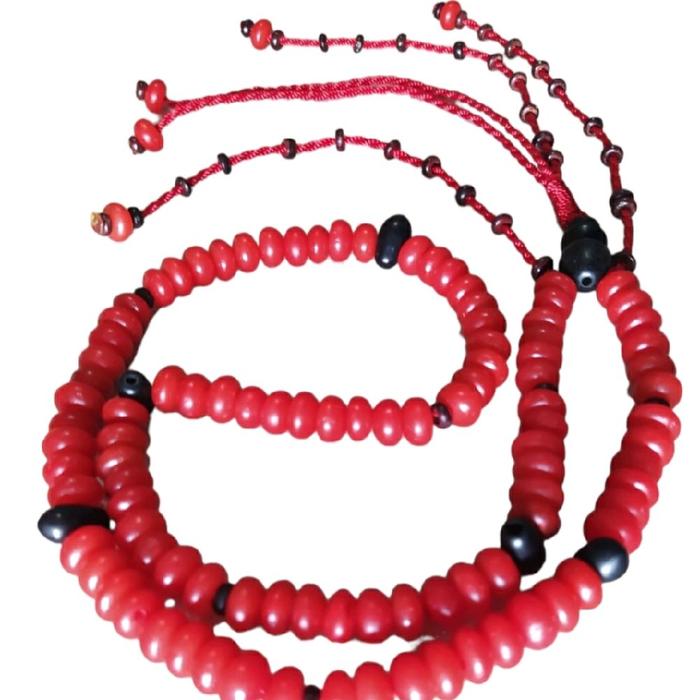 Tasbih Toriqoh Tijani Biji Gebang Merah