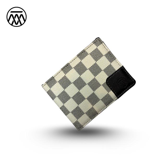 Amt Cloths Dompet Pria Stayl Ds 030 Kombinasi Pu Leather Kain Canvas