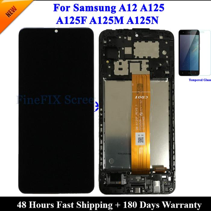 LCD Screen Original For Samsung A12 LCD A125 LCD For Samsung A12