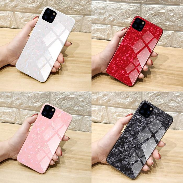 CASING SAMSUNG S20 S20 PLUS S20 ULTRA CASE SHINY TEMPERED SHELL GLASS COVE BERKILAU