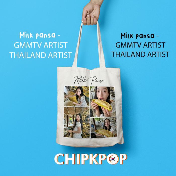 MILK LOVE GMMTV [PAKET SET] TOTEBAG MILK LOVE GMMTV I MILK PANSA I GMMTV GIRL I TOTEBAG THAILAND I T