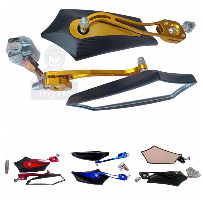 Spion Motor Batman Model lipat / Spion Motor Variasi/ Spion Koso Segi Lima Batman