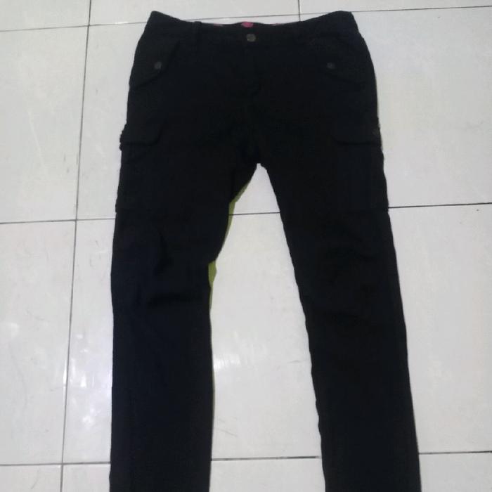 Celana jeans cargo Black Original Dickies