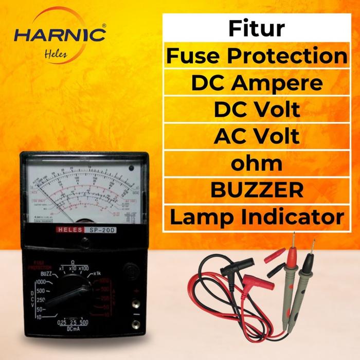 MULTITESTER HELES ANALOG SP 20D BUZZER