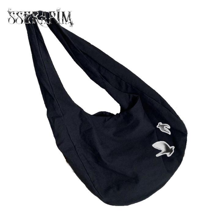 ￼Sserapim - Hindia Tsunobag / Boho Crossbody Bag Slingbag Canvas Uni Totebag Skena Y2K Casual Kanvas