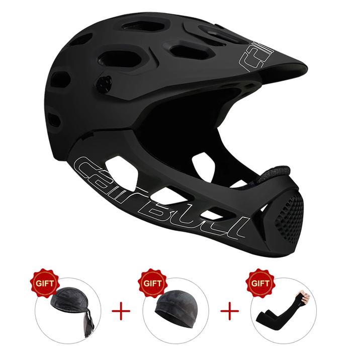 Adult Full Face Bike Helmet MTB Mountain Road Bicycle Full Covered