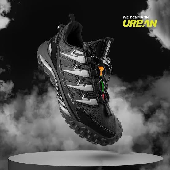 Weidenmann Sepatu Kets Casual Outdoor Sneakers Olahraga Urban Shoes Pria Hinterhalt 02 Kasual Hitam 