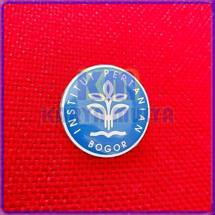 Lencana Logo IPB Bulat Bros Pin Institut Pertanian Bogor - Karya Mulya